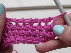 Tunisian Crochet: YO increase